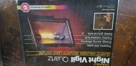 outside halogen light