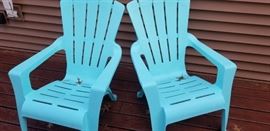 plastic adirondack chairs