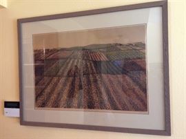 Charles Beck “October” orig woodcut signed/ numbered 