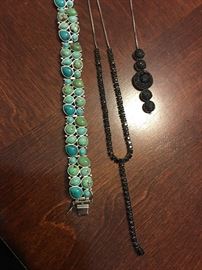 Sterling Silver Bracelet & Necklaces 