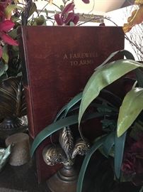 Farewell to Arms - HUGE hollow book to store jewelry or fine flatware!