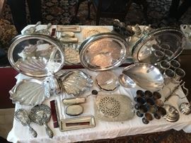 Silver serving items