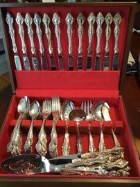 Silver service 12 place setting