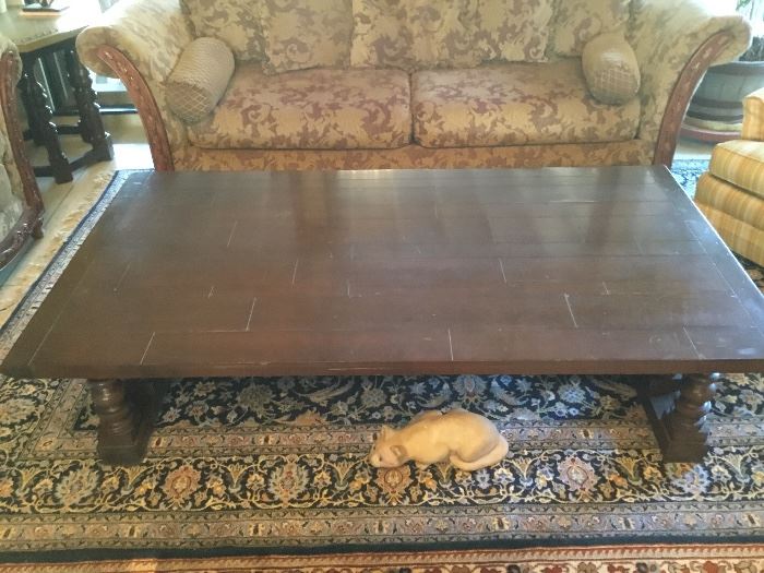 Solid wood Large coffee table