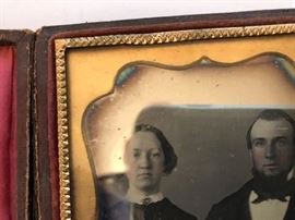 Excellent quality tintype photo in case Circa 1870-1880