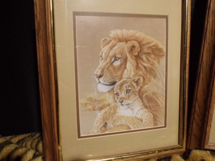 Lions and Tigers in Art