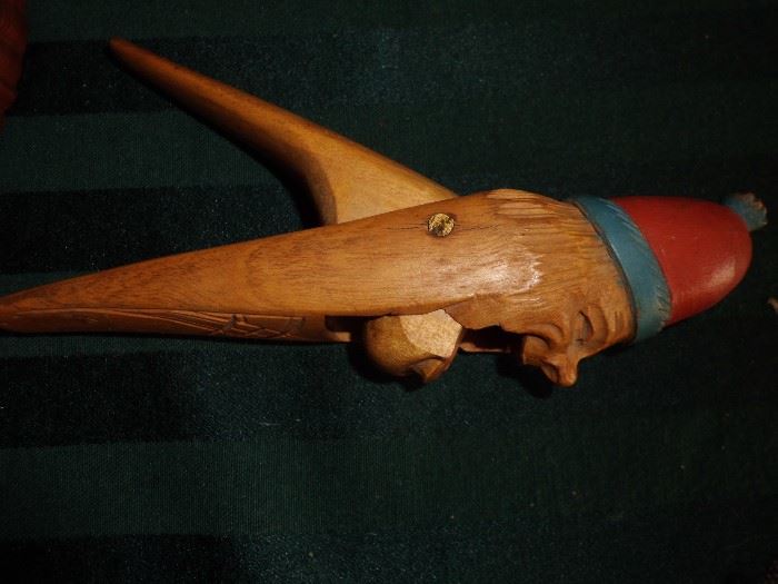 Vintage Wooden Puppet / Nutcracker