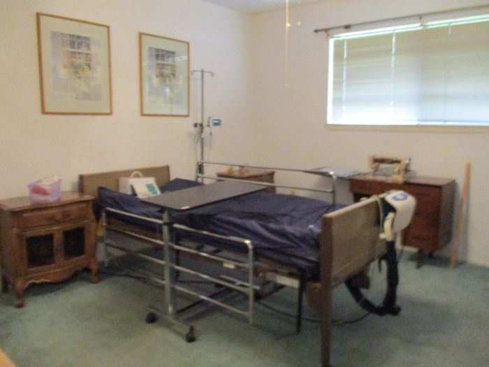 Good condition Medical Bed and Misc.