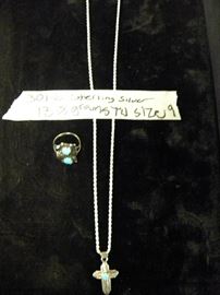 Sterling Silver & Turquoise Jewelry