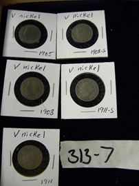 Coins, V-Nickels