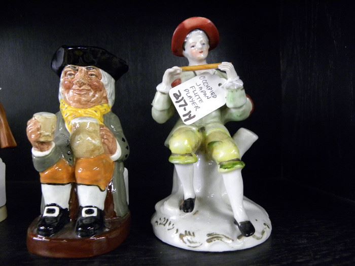 Tobe Mug & Occupied Japan Figurines