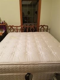 King size bed.