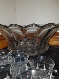 Heisey punch bowl.