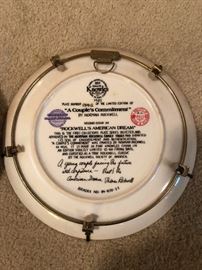 Rockwell's American Dream commemorative plates