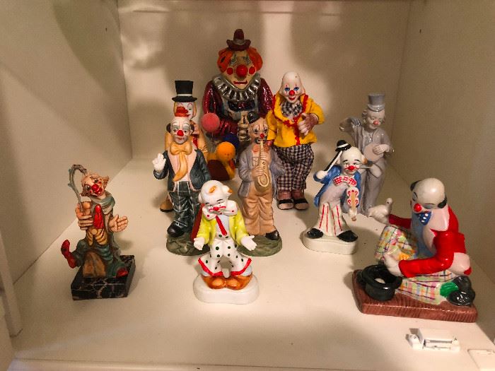 clown figurine collectibles