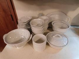 Several Pieces of Celebrating Home Stoneware Collection