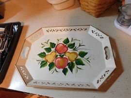 Painted Toleware Tray