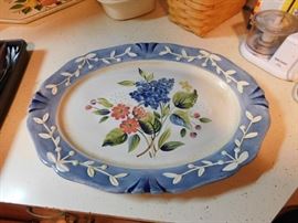 Decorated Serving Platter