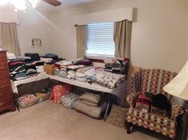 Assorted Linens and Blankets
