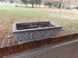 Pair of Cement Planters