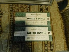 Addressograph Locktab Frames