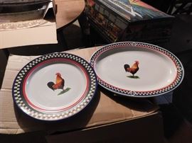 Assorted Bob Timberlake Ella's Rooster Dinnerware
