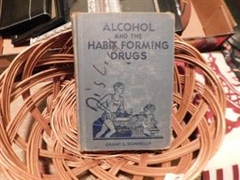 1930's Alcohol and The Habit Forming Drugs Book