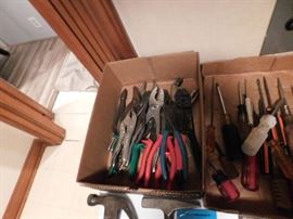 Pliers and Screwdrivers