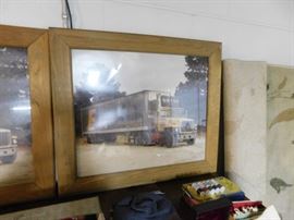 Vintage Estes Trucking Tractor Trailer Photographs