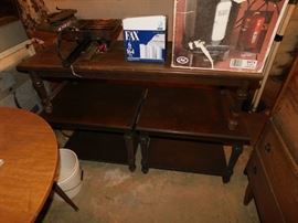 Coffee Table with End Tables