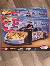 Autographed Richard Petty Promo Cards