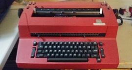Vintage Red Typewriter