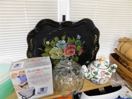 Painted Toleware Tray