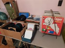 Record Albums and 45s