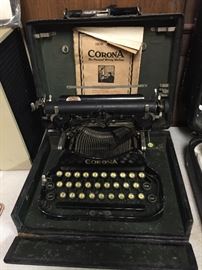 Early Corona Typewriter