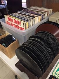 Assorted Records Albums(78's, LP's, 45's)