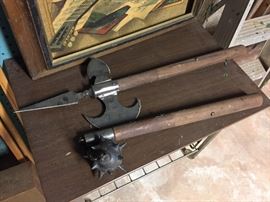 Decorative Mace and Axe
