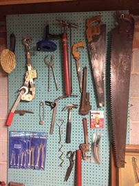 Assorted Tools and Saws