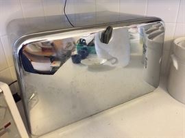 Vintage Aluminum Bread Box