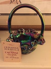 Fenton Carnival Glass Bowl