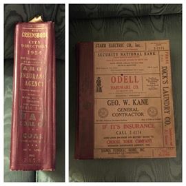 1954 Greensboro, N.C. City Directory