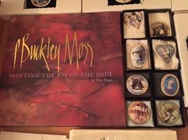 P. Buckley Moss Collectible Pins/Pendants/Book