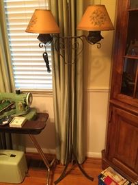 Double Standing Lamp