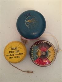 Vintage Duncan and Advertising Yo-Yo's