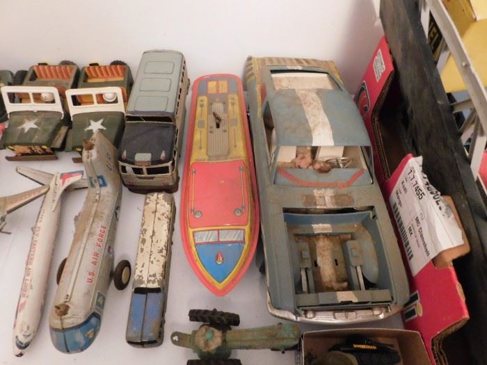 Tin Litho Toy Vehicles