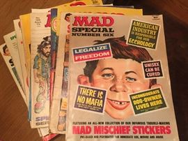 Vintage Mad Magazines