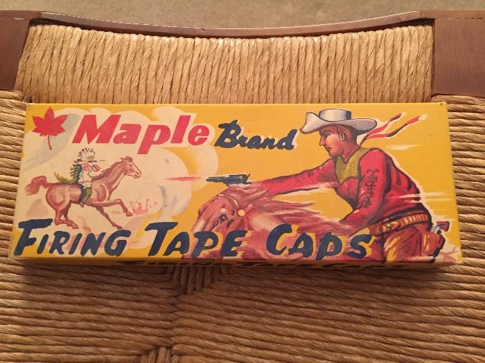 Old Maple Caps Box(Cap Gun)