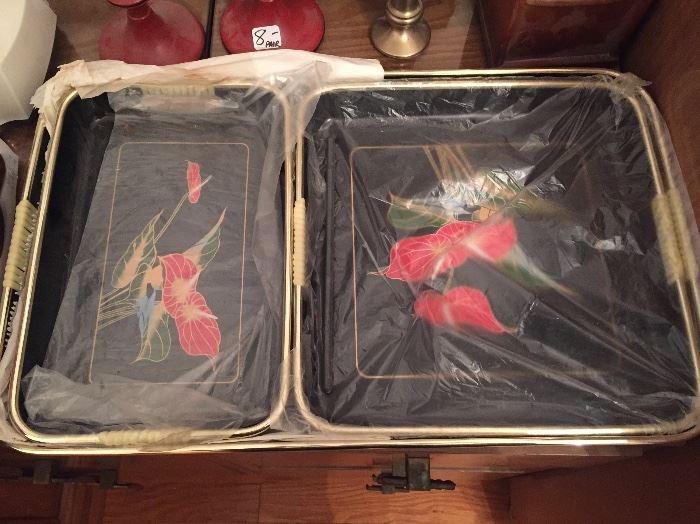 Toyo Lacquer Ware Trays - Japan