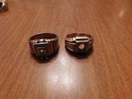 10K and 14K Gold Mens Settings