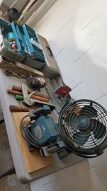 Fishing Tackle, tools, fans, space heaters